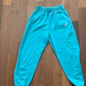Nike Blue Sweatpants Tapered Fit Casual Wear